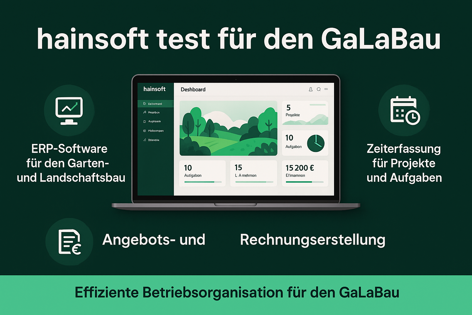Erfahrungen mit dem hainsoft Test im GaLaBau
