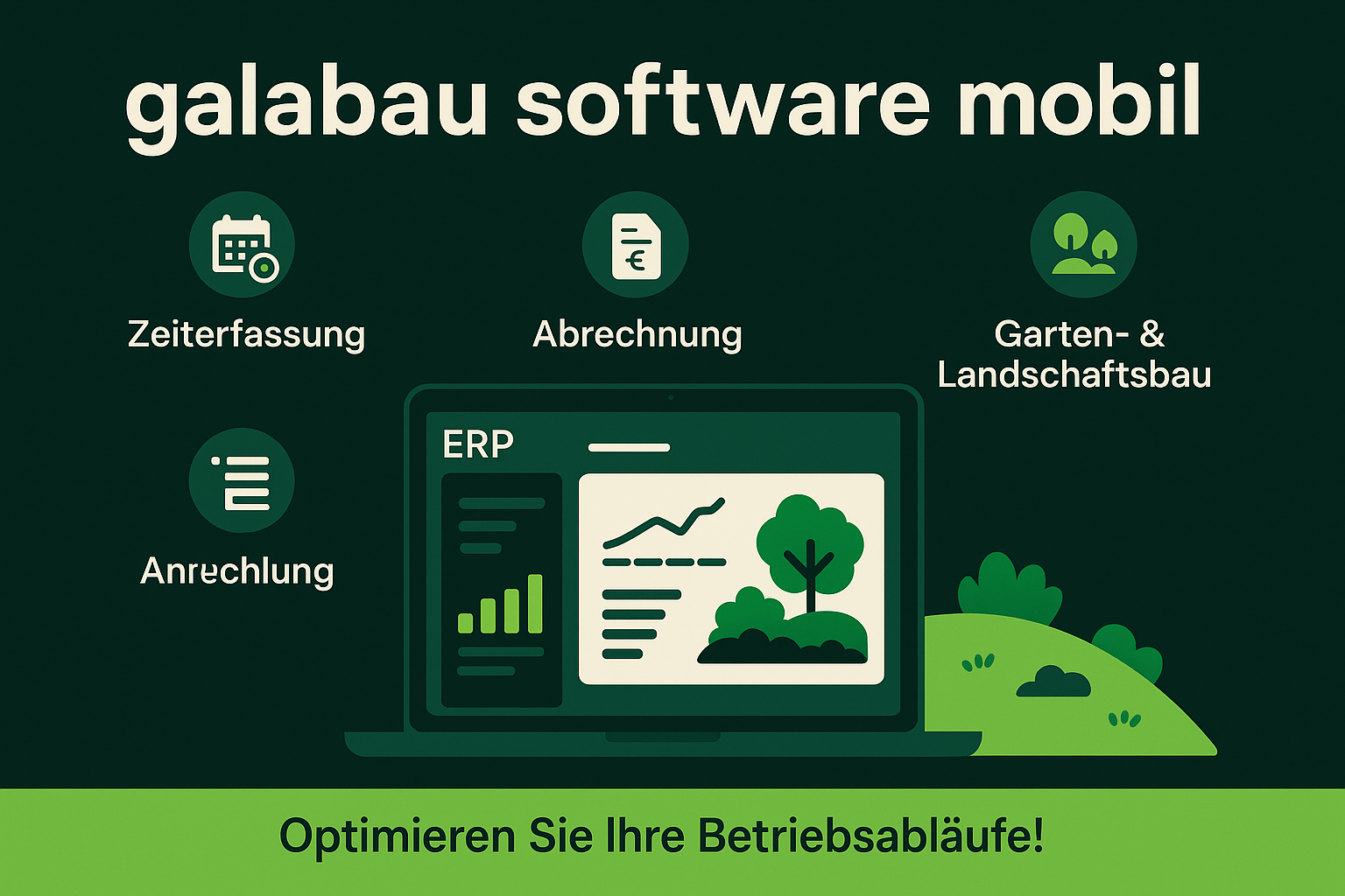 GaLaBau Software mobil: Effizienz für unterwegs